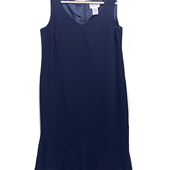 DONATED Suit-Chiffon, Sleeveless/Lined Dress w/Jac - Picture 5 of 7